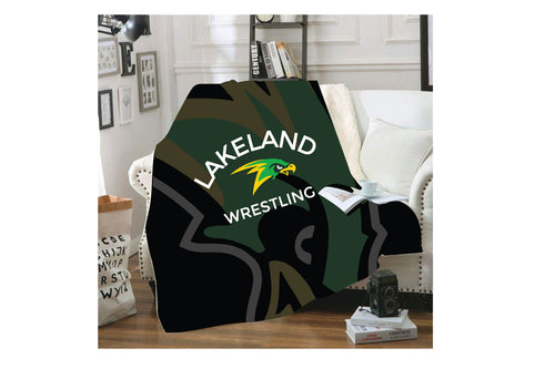 Lakeland Wrestling Sublimated Blanket