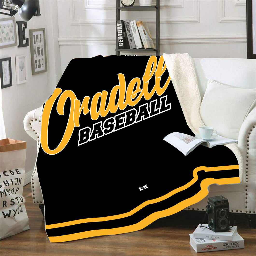 Oradell Baseball Sublimated Blanket