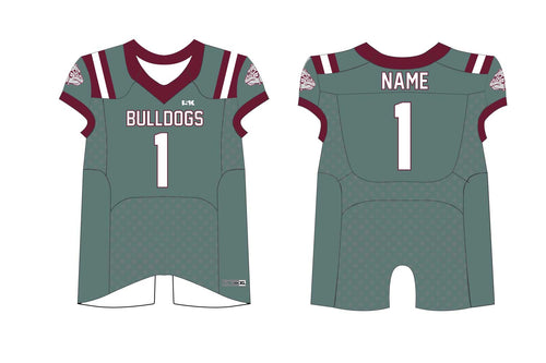 Bulldogs Football Sublimated Multi-Panel Game Jersey