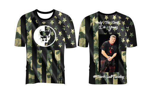 Red Nose Sublimated Fight Shirt - Camo Design