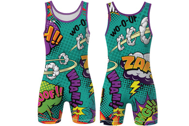 Comic Bang Wrestling Sublimated Singlet