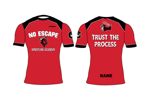 No Escape Wrestling Academy Sublimated Compression Shirt - Design 1