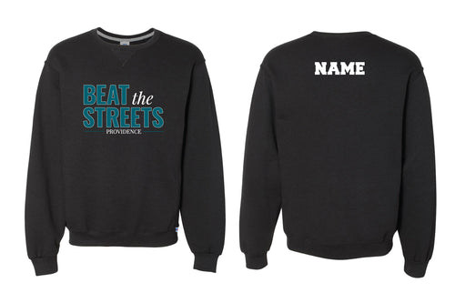 Beat The Streets Cotton Crewneck Sweatshirt - Black