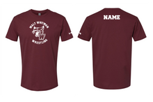 Wildcats Wrestling Cotton Crew Tee - Maroon