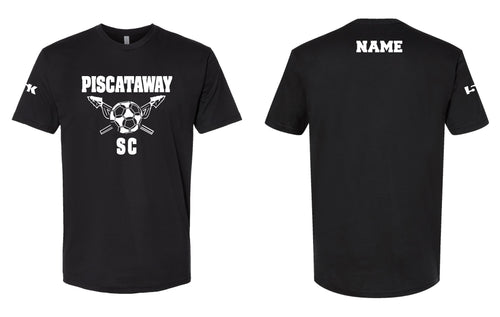 Piscataway Soccer Cotton Crew Tee - Black