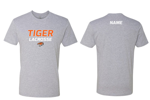 Tiger Lacrosse Cotton Crew Tee - Grey