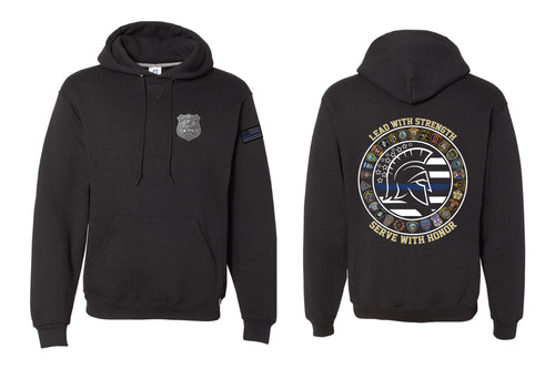 #135 Bergen County Police Academy Cotton Hoodie - Black