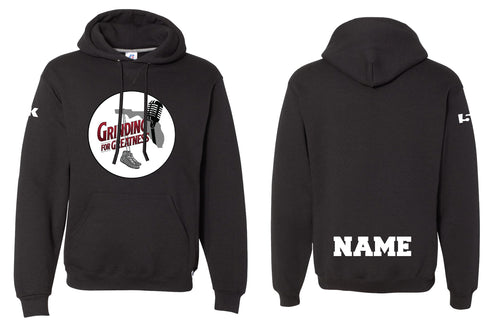 Grinding For Greatness Wrestling Cotton Hoodie - Black