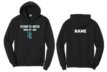 Plymouth South Wrestling Cotton Hoodie - Black