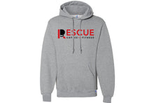 Rescue Coffee + Fitness Cotton Hoodie - Grey