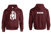 BHBL Wrestling Cotton Hoodie Design 2 - Maroon