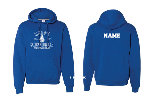 Shipbuilder Wrestling Cotton Hoodie - Royal