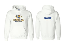 Central Wrestling Cotton Hoodie - White