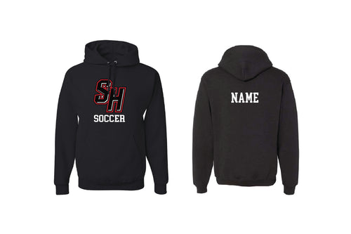 Sleepy Hollow Soccer Cotton Hoodie - Black (Design 1)