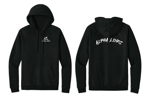 Alpha Links Cotton Hoodie - Black