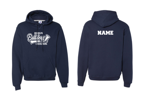 Randolph Cheer Cotton Hoodie Design #1 - Navy