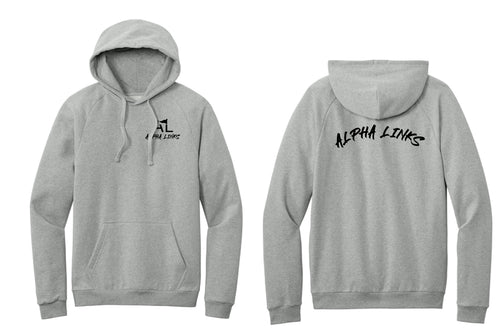 Alpha Links Cotton Hoodie - Grey