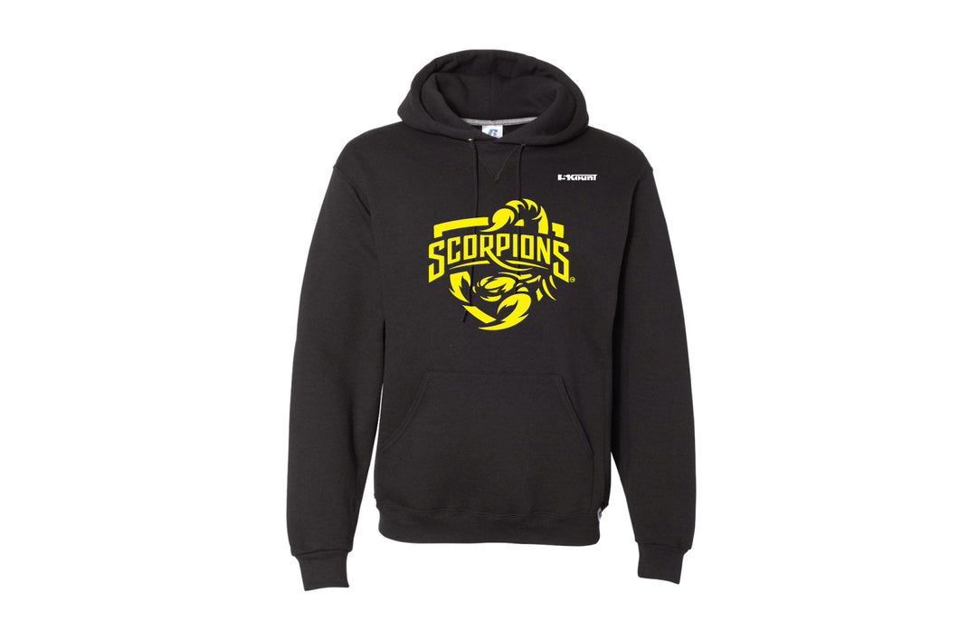 Scorpions Wrestling Cotton Hoodie - Black (Design 1)