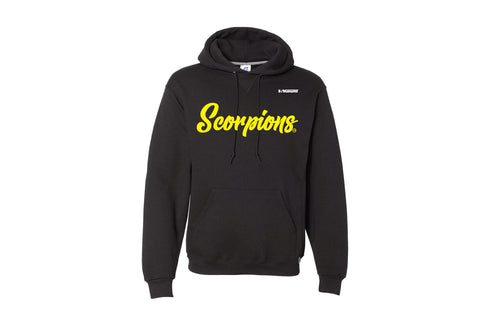 Scorpions Wrestling Cotton Hoodie - Black (Design 2)