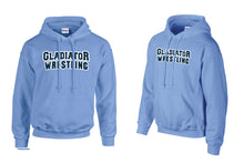 Bristol Gladiators Wrestling Cotton Hoodie - Carolina Blue