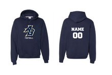 Acton Boxborough Football Cotton Hoodie - Navy