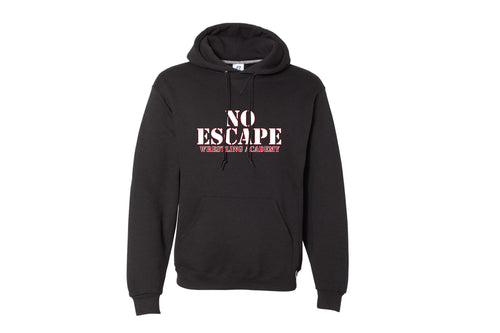 No Escape Wrestling Academy Cotton Hoodie - Black