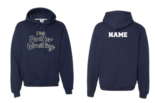 Platt Panther Wrestling Cotton Hoodie - Navy