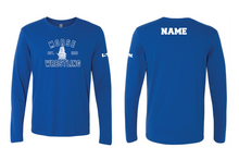 Morse Wrestling Cotton Long Sleeve Shirt - Royal