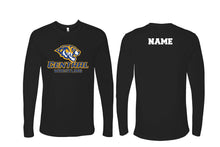 Central Wrestling Cotton Long Sleeve Shirt - Black