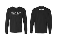 Prophecy Wrestling Club Cotton Long Sleeve Shirt - Black