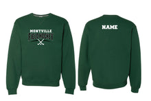 Montville Field Hockey Cotton Crewneck Sweatshirt - Green