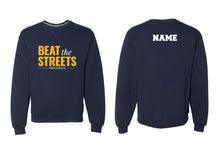 Beat The Streets Cotton Crewneck Sweatshirt - Navy