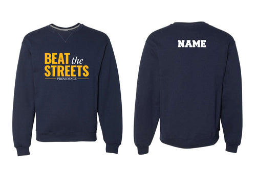 Beat The Streets Cotton Crewneck Sweatshirt - Navy