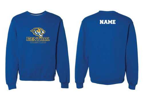 Central Wrestling Cotton Crewneck Sweatshirt - Royal