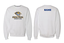 Central Wrestling Cotton Crewneck Sweatshirt - White