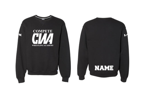 Compete Wrestling Academy Cotton Crewneck Sweatshirt - Black