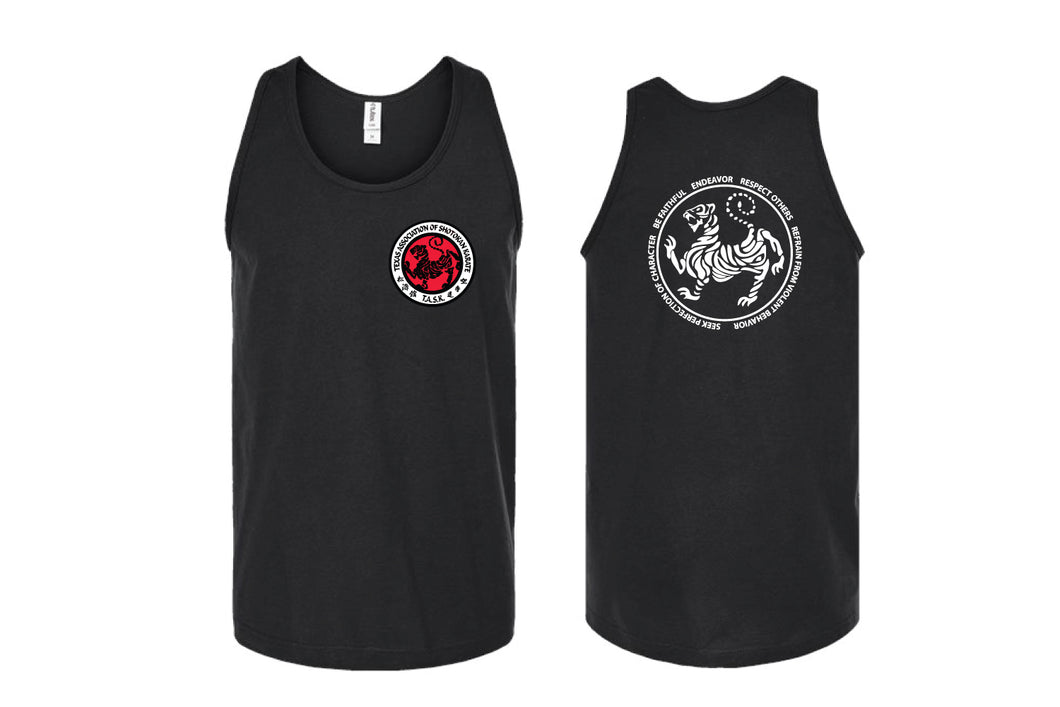 T.A.S.K Karate Cotton TankTop - Black