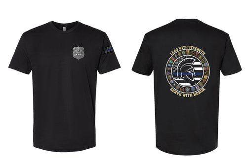 #135 Bergen County Police Academy Cotton Crew Tee - Black