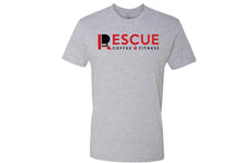 Rescue Coffee + Fitness Cotton Crew Tee - Grey