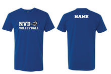 NVD Volleyball Cotton Crew Tee Design 2 - Royal