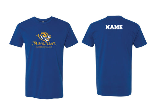 Central Wrestling Cotton Crew Tee - Royal