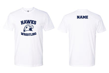 Plainview Hawks Wrestling Cotton Crew Tee - White