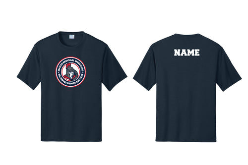 Senators Wrestling Cotton Crew Tee - Navy (Design 2)