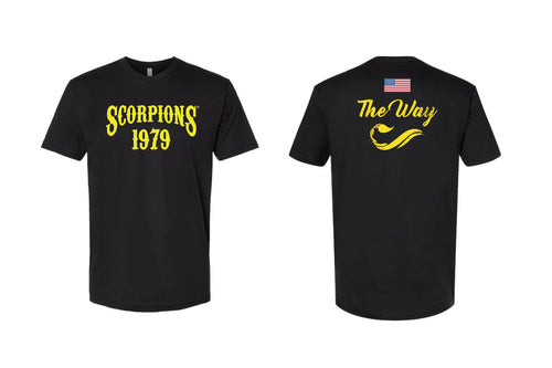 [NEW] Scorpions Wrestling Cotton Crew Tee - Black (Design 3)