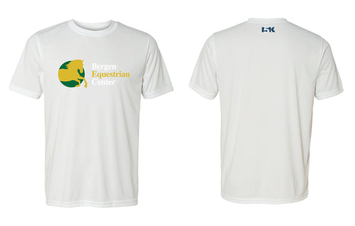 Bergen Equestrian Cotton Crew Tee - White