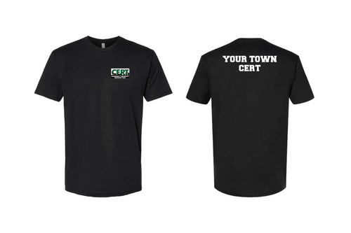 CERT Response Team Cotton Crew Tee - Black