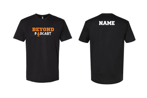 Beyond Podcast Cotton Crew Tee - Black