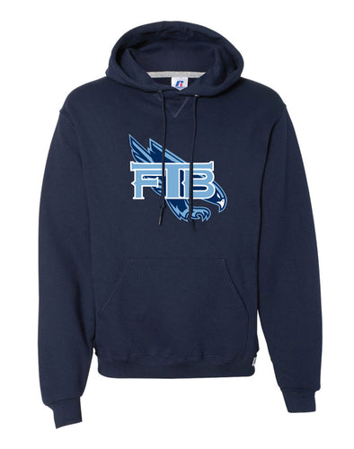 Falcons Baseball Russell Athletic Cotton Hoodie - Design 1 (Navy)