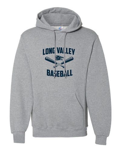 Long Valley Baseball Cotton Hoodie - Grey