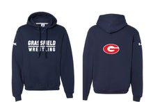 Grassfield Grizzlies Wrestling Cotton Hoodie - Navy